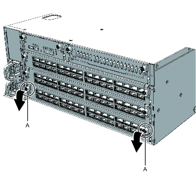 Figure 12-2  Positions of Screws and Levers