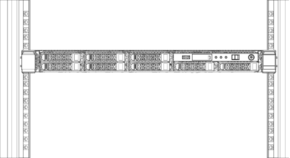 Figure 3-11  Completed SPARC M10-1 configuration