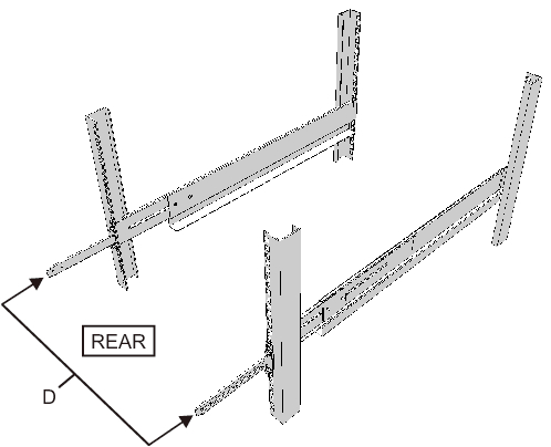 Figure 3-34  Attaching the Cable Support Brackets