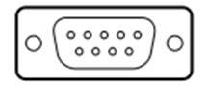 Figure 2-7  RC-232C D-Sub 9-pin Connector