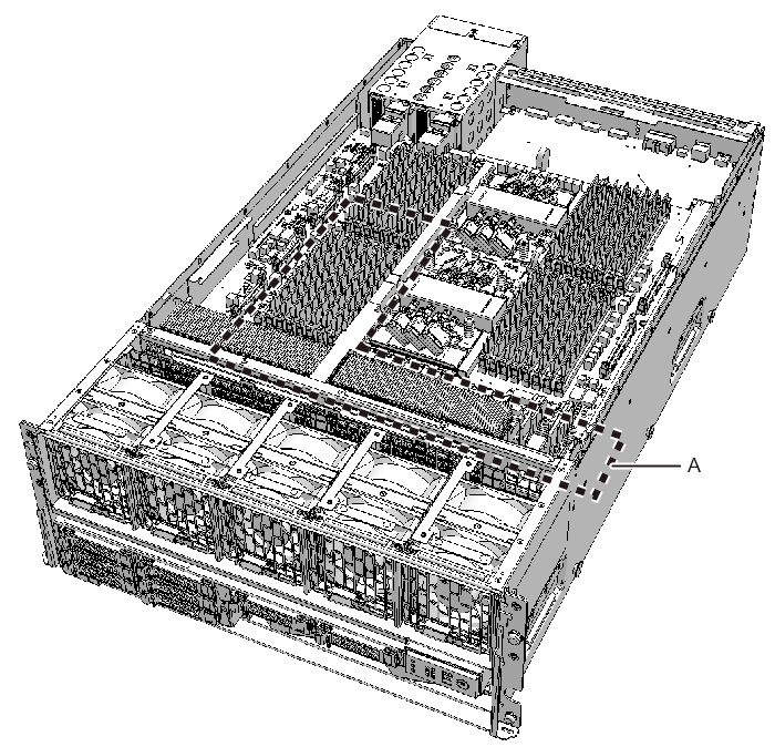 Figure B-1  Location of backplane of SPARC M10-4/M10-4S