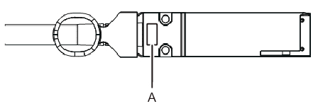 Figure 4-2  Label Location on a Link Cable (Electrical)