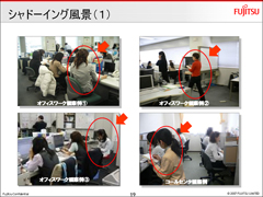 シャドーイング風景(1) クリックすると拡大画像が開きます