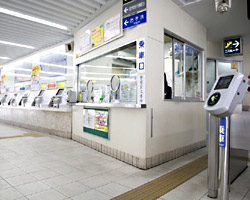 遠州鉄道の浜松駅改札