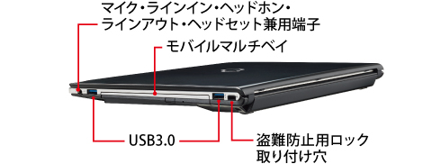 富士通 ノートパソコン（PC）LIFEBOOK S935/K 各部名称/外観 -FMWORLD ...