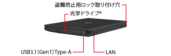 富士通 ノートパソコン（PC） LIFEBOOK A579/B 各部名称/外観 -FMWORLD 