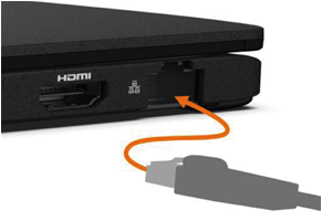 フラップなしLANポート