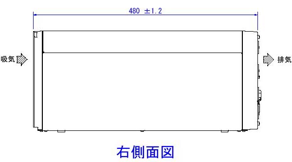 右側面図