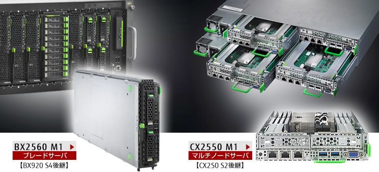 FUJITSU Server PRIMERGY インテル社 最新CPU「Xeon E5-2600v3 製品 
