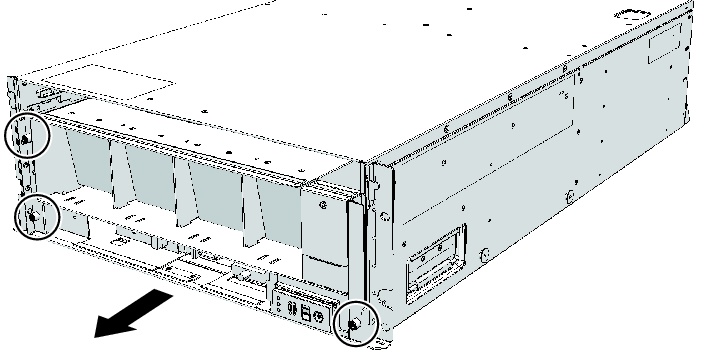 Figure 16-5  Removing the Fan Shelf
