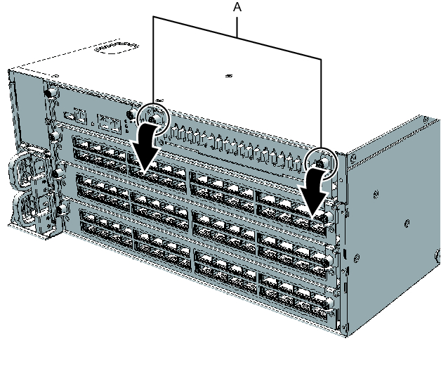 Figure 14-2  Positions of Screws and Levers