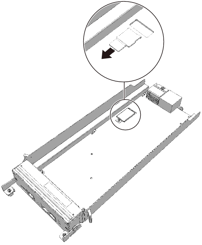 Figure 8-6  Removing the microSD Card