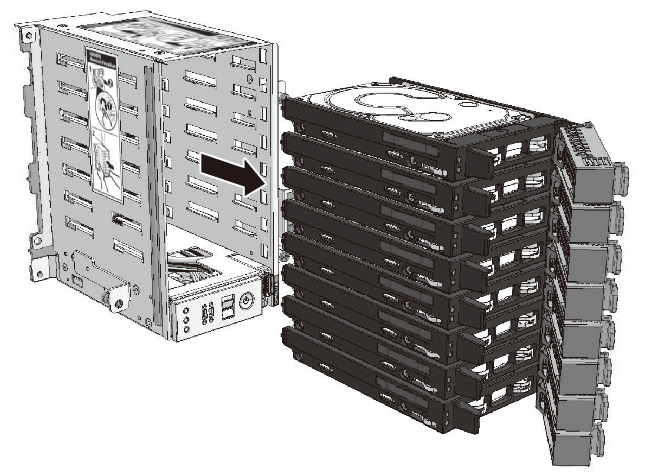 Figure 16-6  Removing the HDD/SSD and Filler Units
