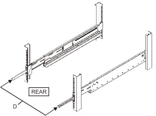 Figure 3-15  Attaching the cable support brackets