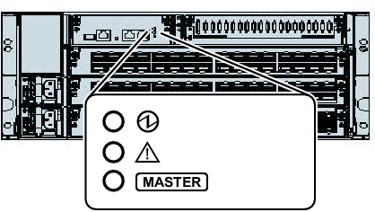 Figure 6-4  Rear view of a crossbar box
