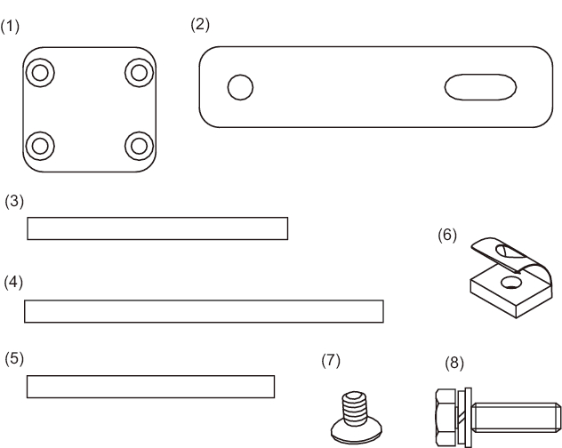 Figure 3-2  Connecting kit components