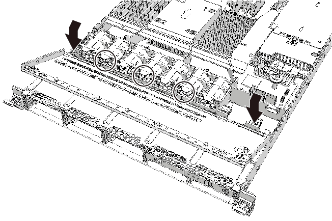 Figure 10-7  Hooks on the Chassis