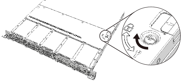 Figure 6-6  Fixing with the Locking Screw