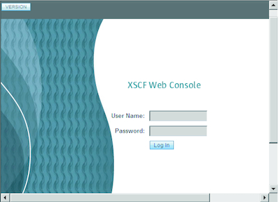 Figure 2-17  Example of the XSCF Web Login Page