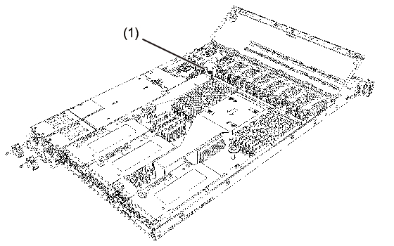 Figure E-1  Location of the lithium battery