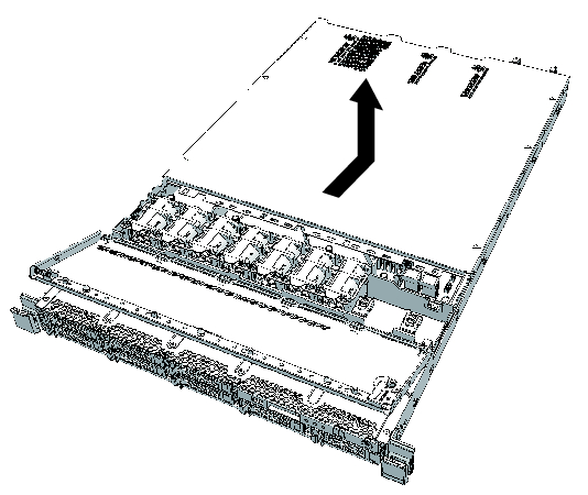 Figure 5-7  Opening the upper cover
