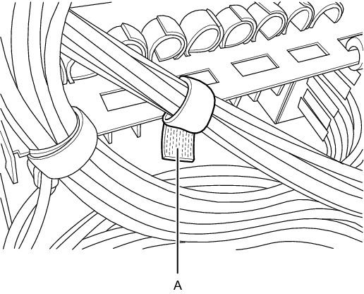 Figure 5-4  Hook-and-loop fastener of the cable support