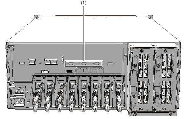 Figure 16-1  Location of XSCF BB control port (SPARC M10-4S)