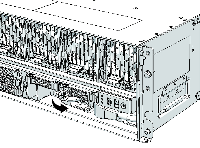 Figure 12-2  Screws securing power supply unit