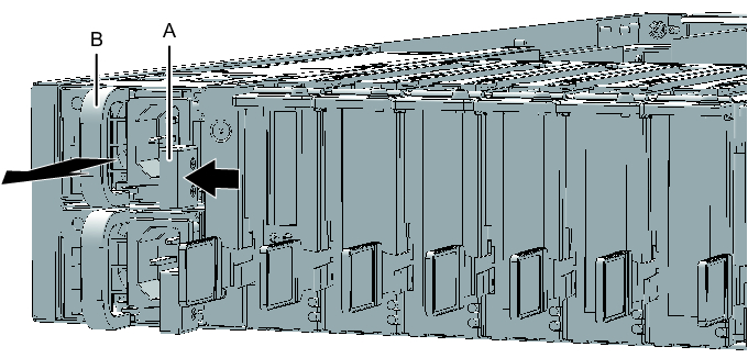 Figure 13-2  Removing a Power Supply Unit