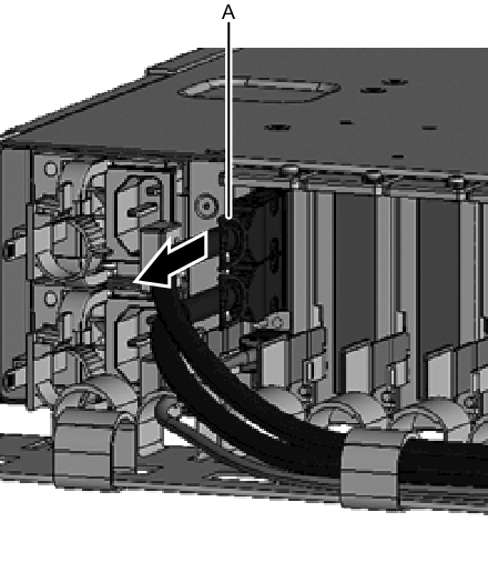Figure 9-2  Removing the Link Cable